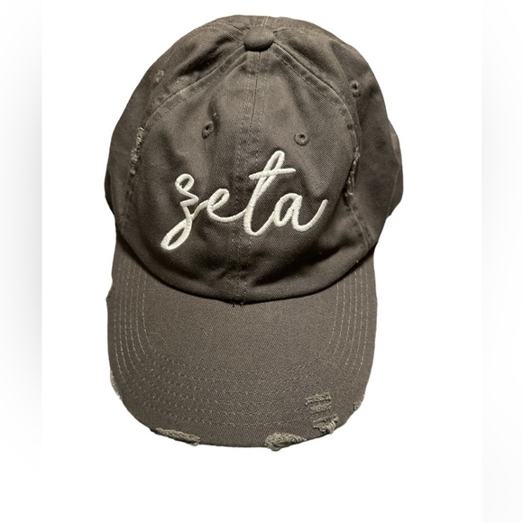 ZTA - Zeta Distressed Cap Grey - Picture 1 of 1